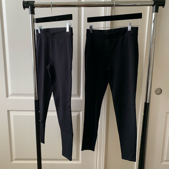 2 A.N.A Black Dressy Leggings - Picture 3 of 3